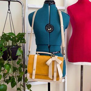 Ecosusi bow small briefcase handbag